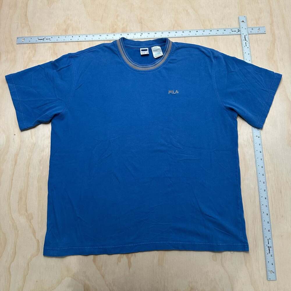 Fila Blue Crew Neck T-Shirt XXL